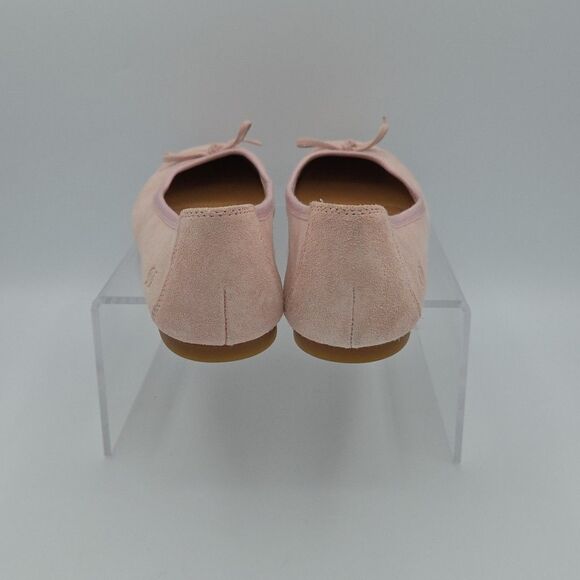 Women's Born Ballet Flats Loafers Pink Leather Suede Bow 9M Slip-ons C8UH20 - Picture 6 of 8